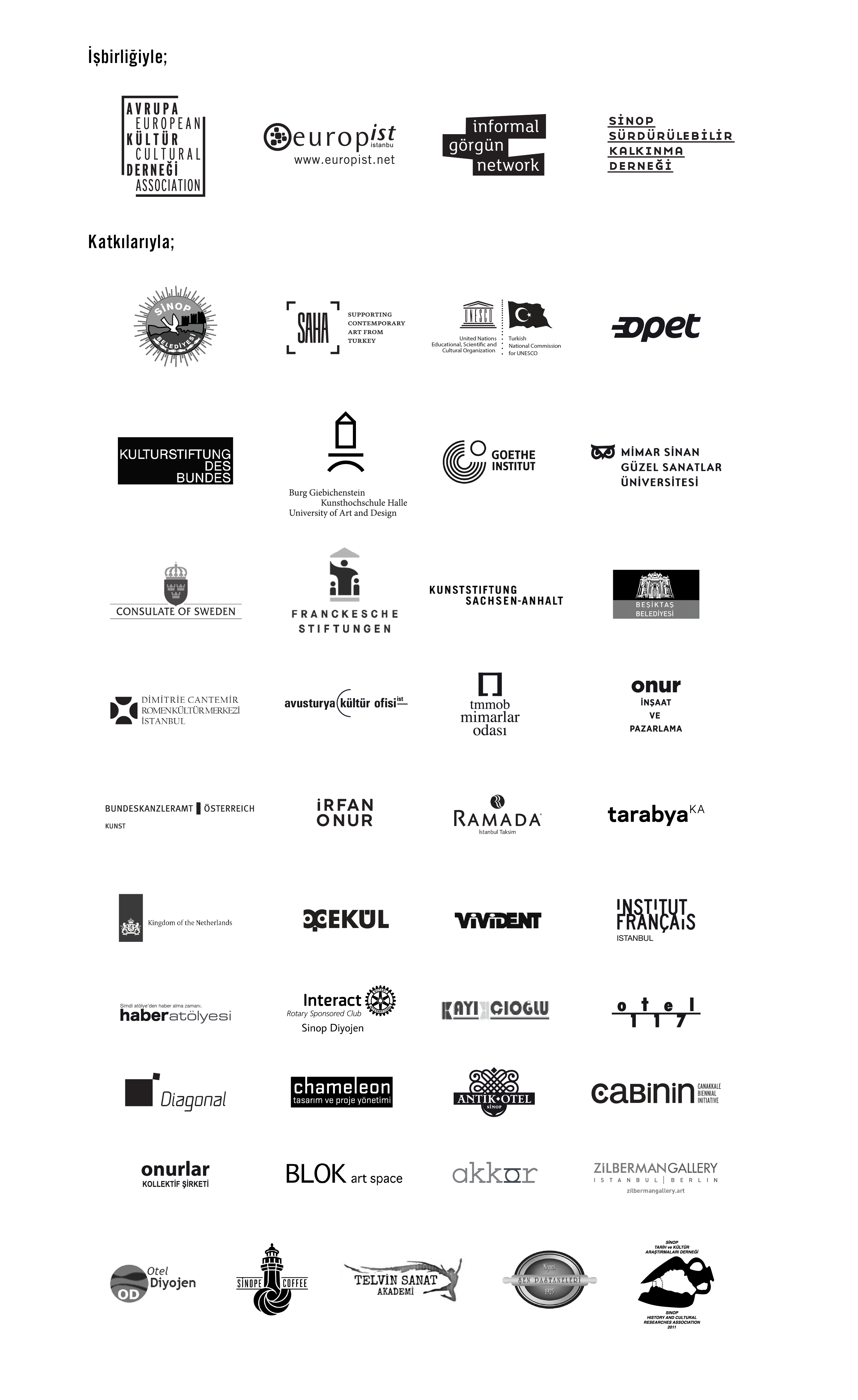 Sinopale Destekçileri