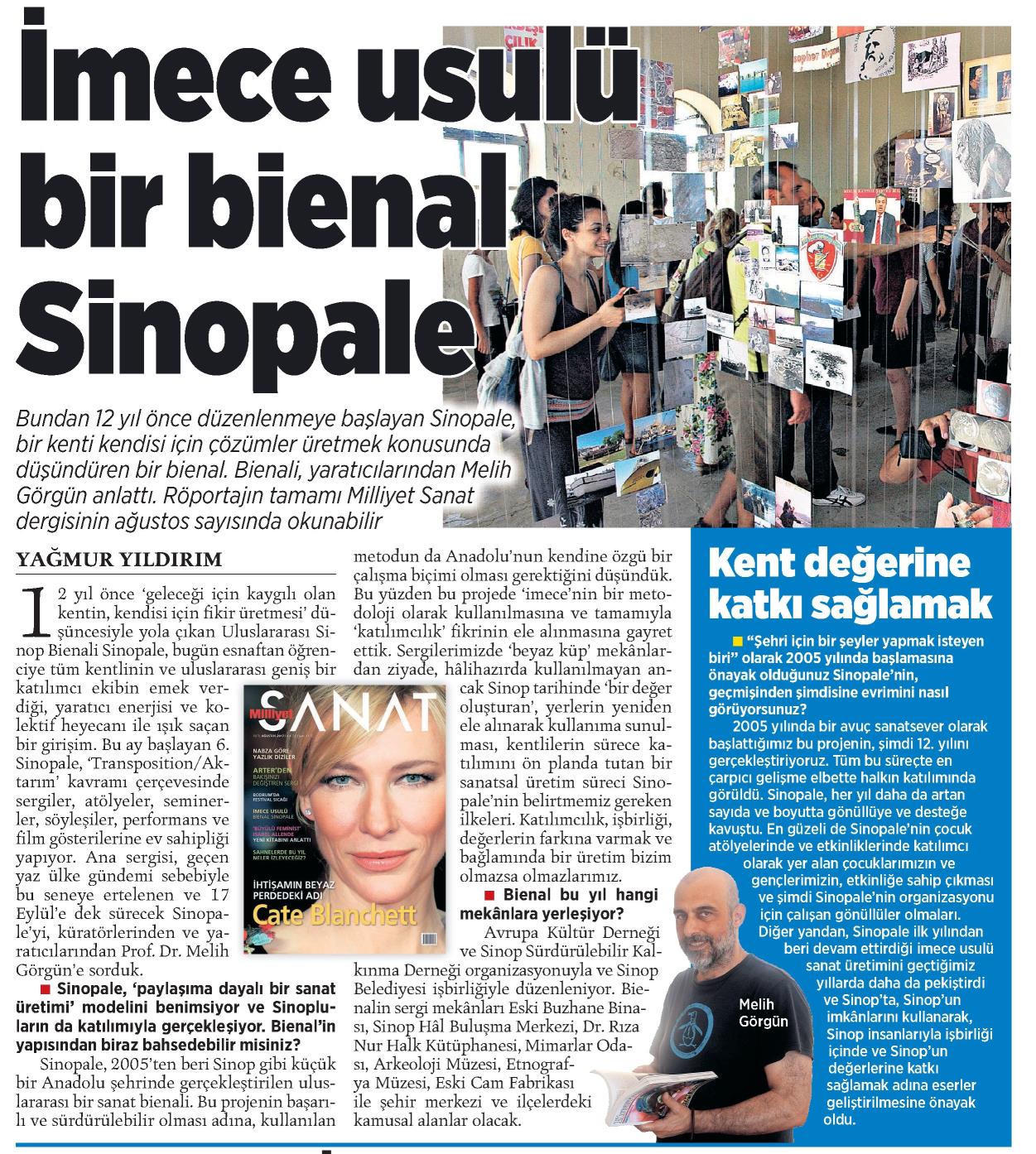 Sinopale, Milliyet 2